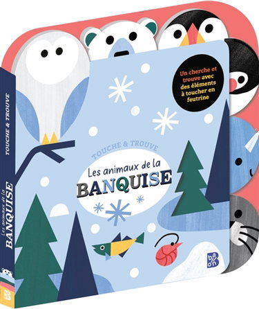 Couverture de Les animaux de la banquise