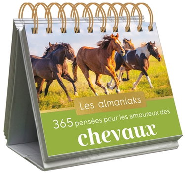Couverture de 365 pensées pour les amoureux des chevaux