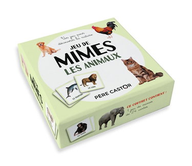 Couverture de Les animaux : jeu de mimes