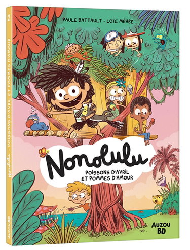 Couverture de Nonolulu. Vol. 2. Poissons d'avril et pommes d'amour