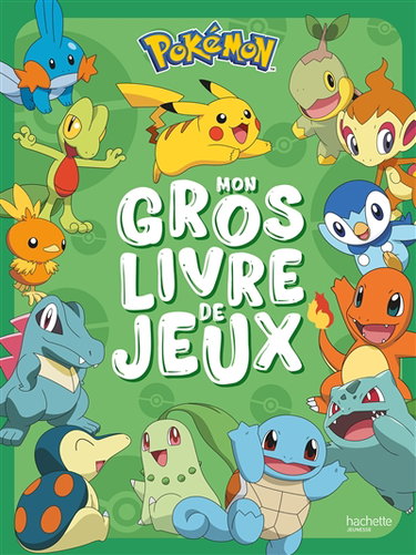 Couverture de Pokémon : mon gros livre de jeux