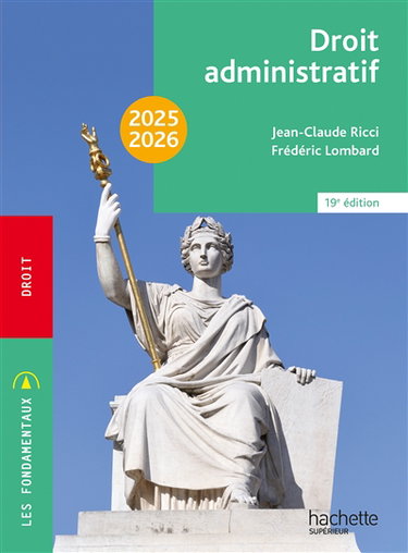 Couverture de Droit administratif : 2025-2026