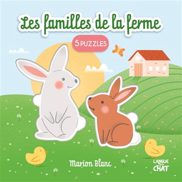 Couverture de Mes puzzles câlins : Les familles de la ferme