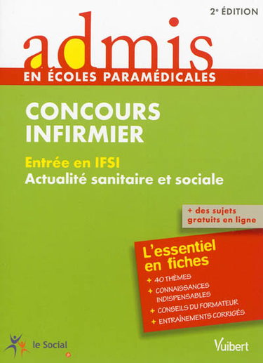 Couverture de Concours infirmier : entrée en IFSI, actualité sanitaire et sociale