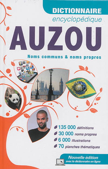 Couverture de Dictionnaire encyclopédique Auzou : noms communs & noms propres