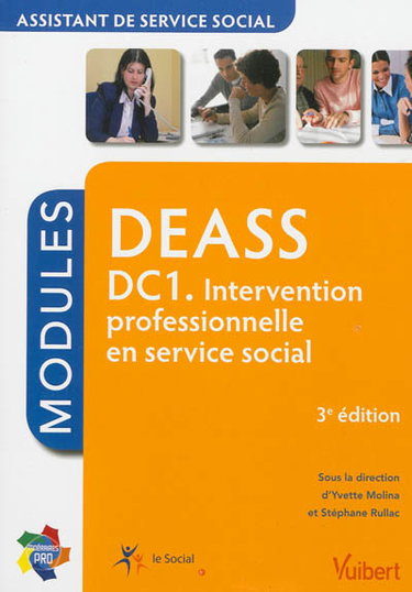 Couverture de DEASS, assistant de service social : DC1, intervention professionnelle en service social : modules