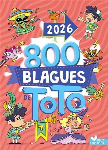 Couverture de 800 blagues de Toto 2026