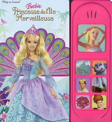Couverture de Barbie princesse de l'île merveilleuse