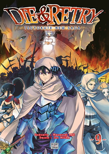 Couverture de Die & retry : tsuyokute new saga. Vol. 9