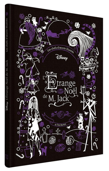 Couverture de L'étrange Noël de M. Jack : de Tim Burton