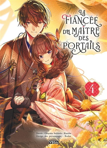 Couverture de La fiancée du maître des portails. Vol. 4