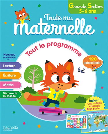 Couverture de Toute ma maternelle, grande section, 5-6 ans : tout le programme : nouveau programme