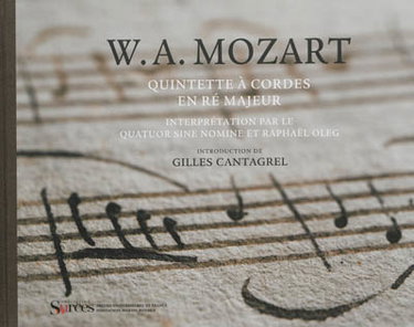 Couverture de Quintette à cordes en ré majeur : manuscrit autographe