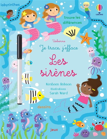 Couverture de Les sirènes : Je trace, j'efface