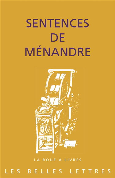 Couverture de Sentences de Ménandre