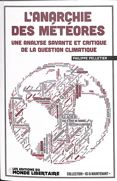 Couverture de L'anarchie des météores : une analyse savante et critique de la question climatique