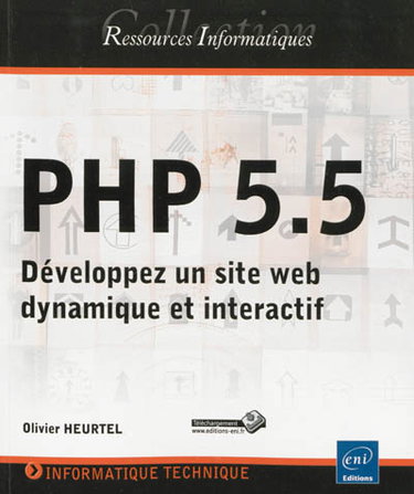 Couverture de PHP 5.5 : développez un site web dynamique et interactif
