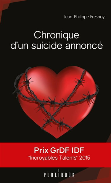 Couverture de Chronique d'un suicide annoncé