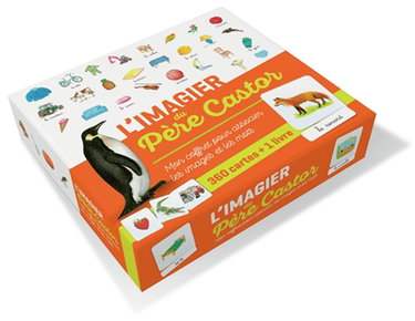 Couverture de L'imagier du Père Castor : mon coffret pour associer les images et les mots