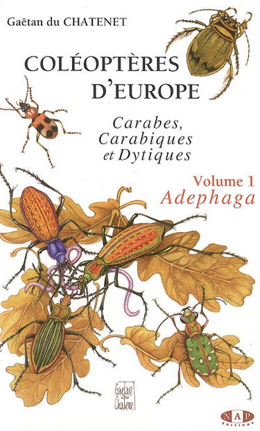 Couverture de Coléoptères d'Europe. Vol. 1. Adephaga : carabes, carabiques et dytiques