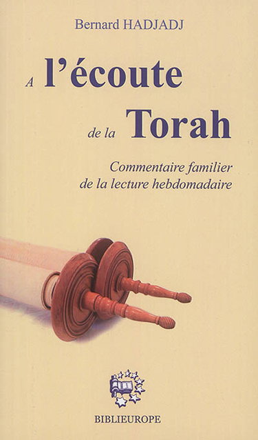 Couverture de A l'écoute de la Torah : commentaire familier de la lecture hebdomadaire