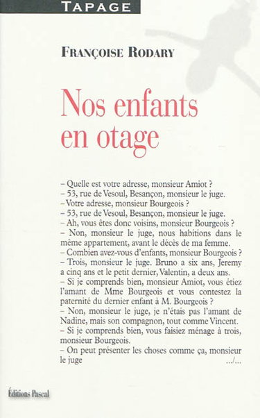 Couverture de Nos enfants en otage