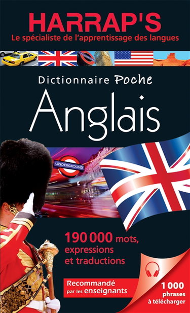 Couverture de Harrap's dictionnaire poche anglais : anglais-français, français-anglais