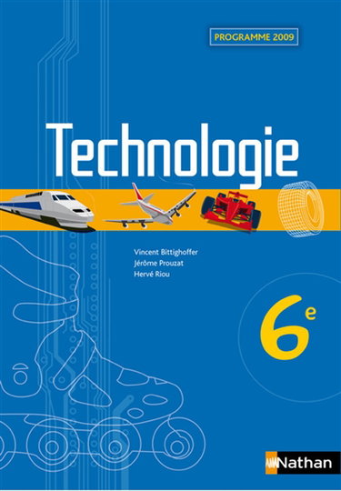 Couverture de Technologie 6e : programme 2009