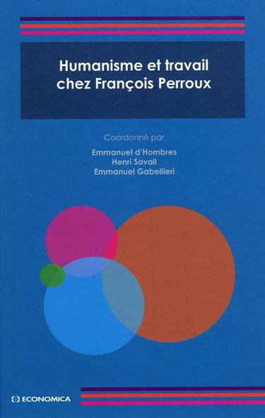 Couverture de Humanisme et travail chez François Perroux