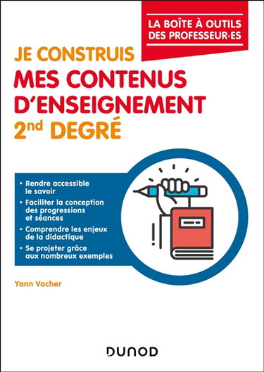 Couverture de Je construis mes contenus d'enseignement 2nd degré