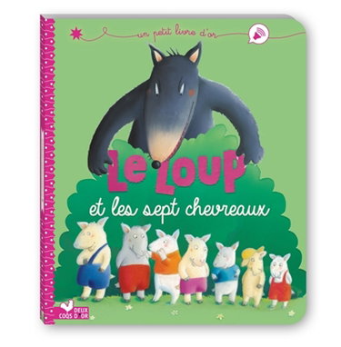 Couverture de Le loup et les sept chevreaux par Christel Desmoinaux