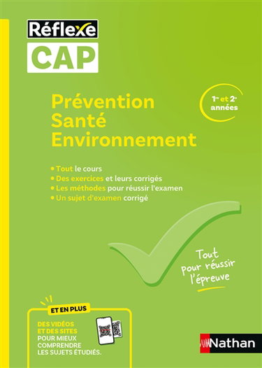 Couverture de Prévention santé environnement CAP : 1re et 2e années