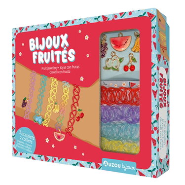 Couverture de Bijoux fruités. Fruit jewellery. Joyas con frutas. Gioielli con frutta