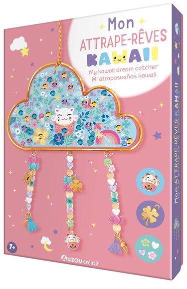 Couverture de Mon attrape-rêves kawaii. My kawaii dream catcher. Mi atrapasuenos kawaii