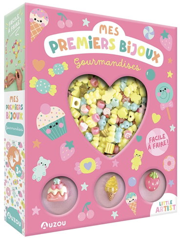 Couverture de Mes premiers bijoux gourmandises : facile à faire !