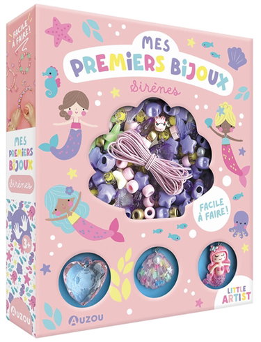 Couverture de Mes premiers bijoux sirènes : faciles à faire !