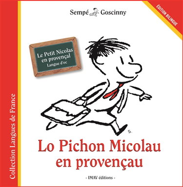 Couverture de Lo Pichon Micolau en provençau. Le Petit Nicolas en provençal