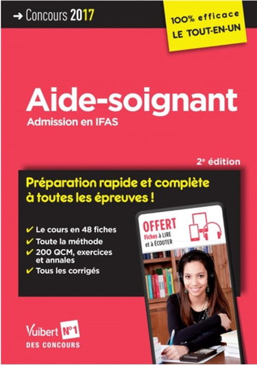 Couverture de Aide-soignant : admission en IFAS : concours 2017
