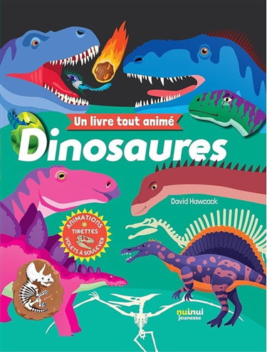 Couverture de Dinosaures : un livre tout animé