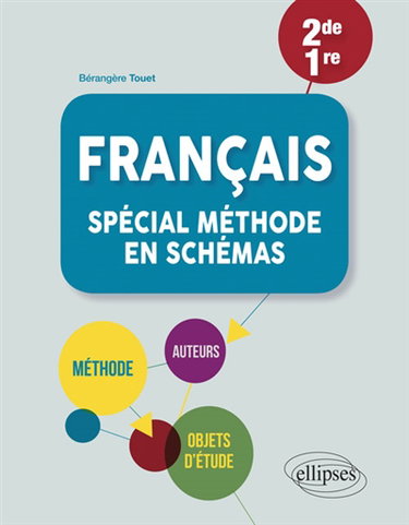 Couverture de Français 2de, 1re : spécial méthode en schémas