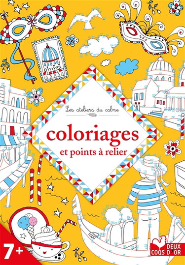 Couverture de Coloriages et points à relier