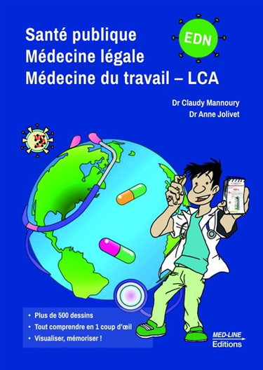 Couverture de Santé publique, médecine légale, médecine du travail-LCA : EDN