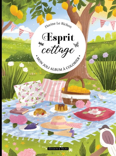 Couverture de Esprit cottage : mon joli album à colorier