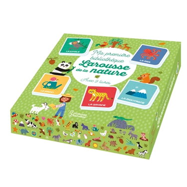 Couverture de Ma première bibliothèque Larousse de la nature : avec 9 livres