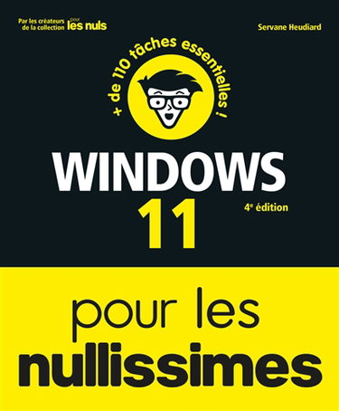 Couverture de Windows 11 pour les nullissimes : + de 110 tâches essentielles !