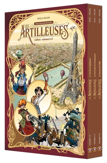 Couverture de Les artilleuses : coffret volumes 1 à 3
