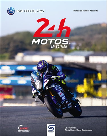 Couverture de 24 h motos : 48e édition : livre officiel 2025