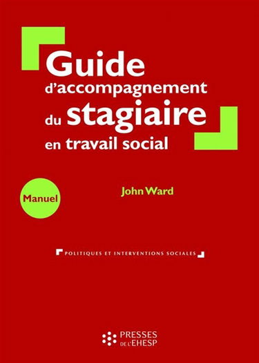 Couverture de Guide d'accompagnement du stagiaire en travail social