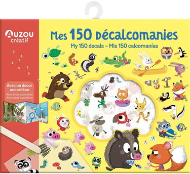 Couverture de Mes 150 décalcomanies. My 150 decals. Mis 150 calcomanias