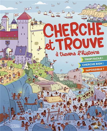 Couverture de Cherche et trouve à travers l'histoire